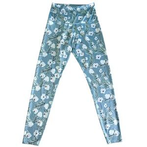 Beyond Yoga Sky Blossom Lux Print High Waisted Midi Leggings Active Pants size M